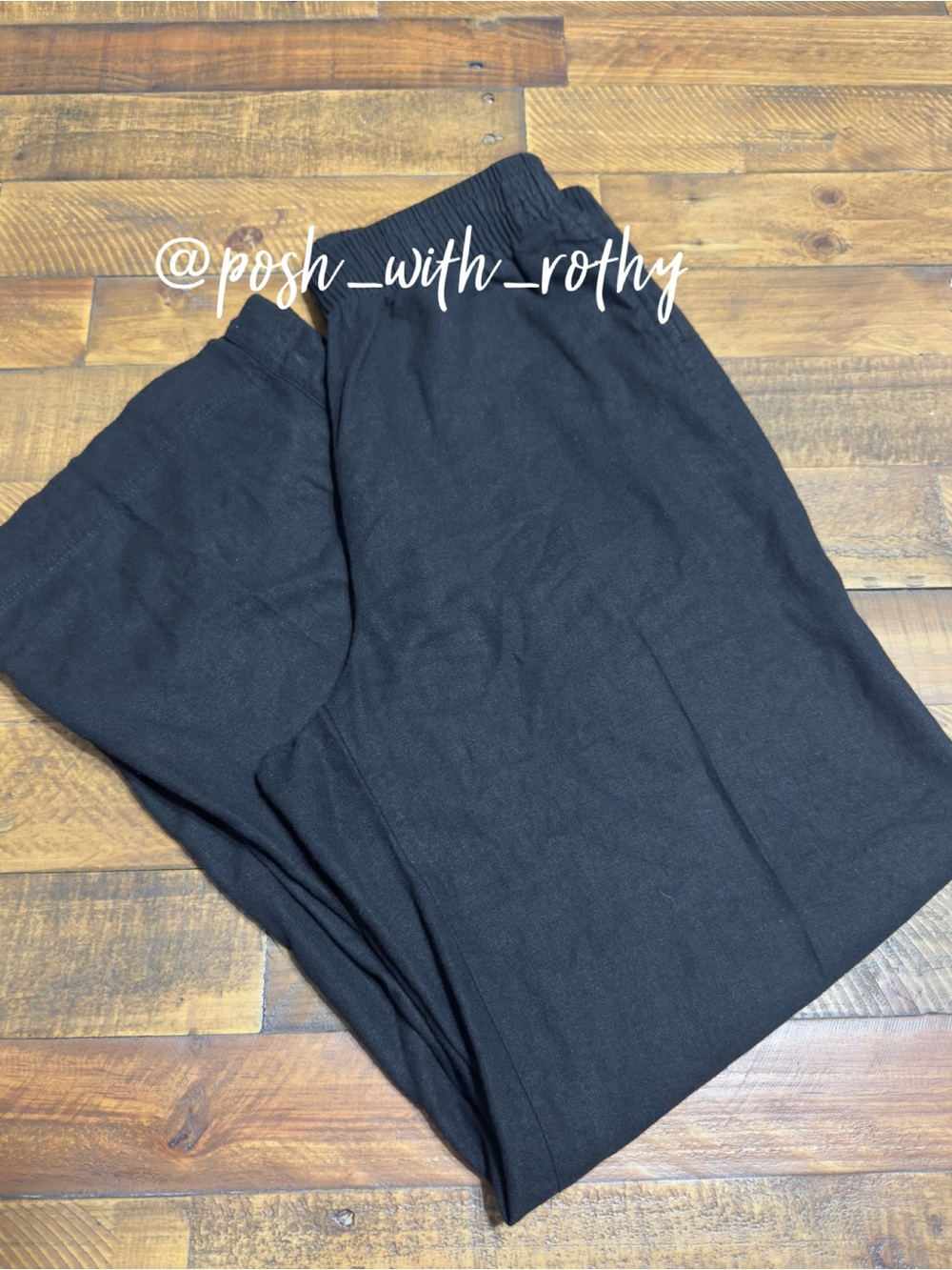 Old Navy High Waisted Linen Blend Super Wide Leg Pants - Picture 10 of 11